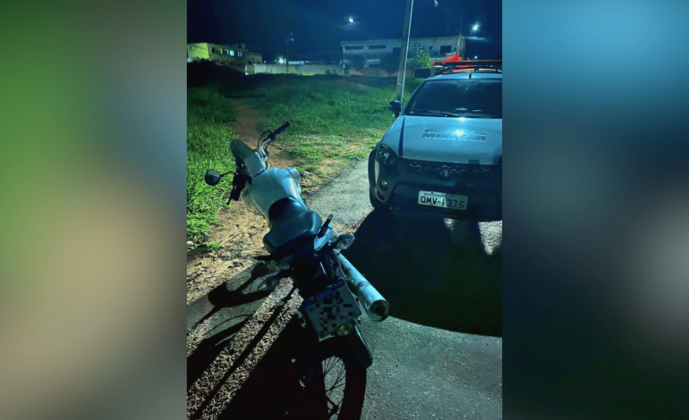 PM prende suspeito de furtar moto no Bairro Prolongamento Adalberto Amaral