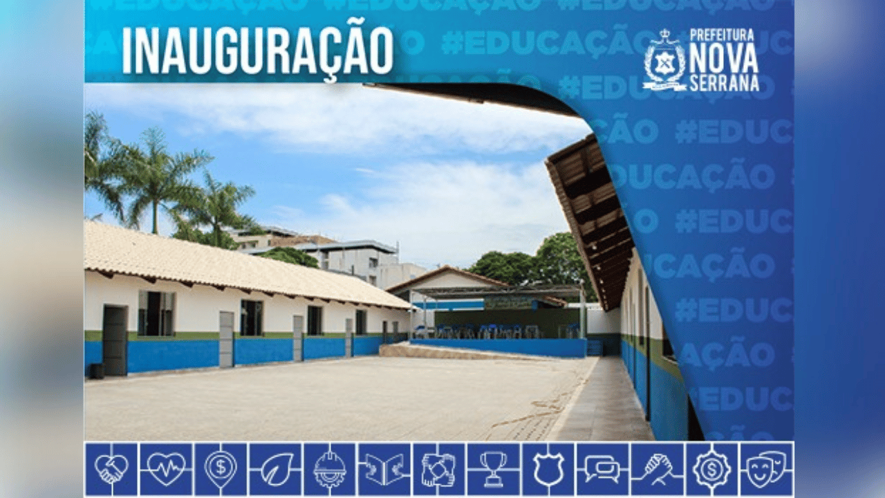 Prefeitura de Nova Serrana entrega reforma e ampliação da Escola José Américo de Lacerda