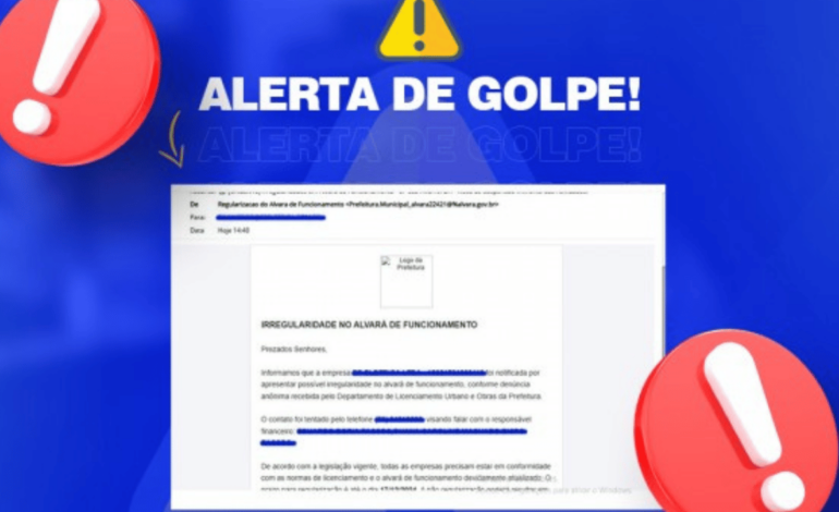 Prefeitura de Nova Serrana alerta sobre golpe envolvendo alvarás de licenciamento