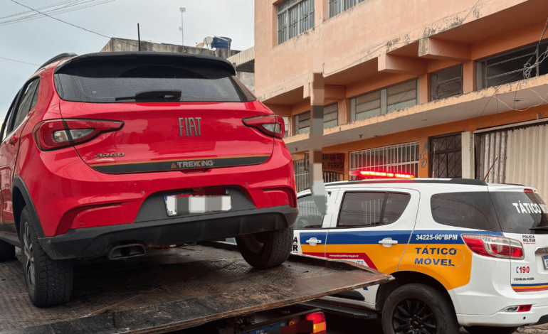 Polícia Militar recupera veículo clonado e roubado e prende autor no Beija Flor 