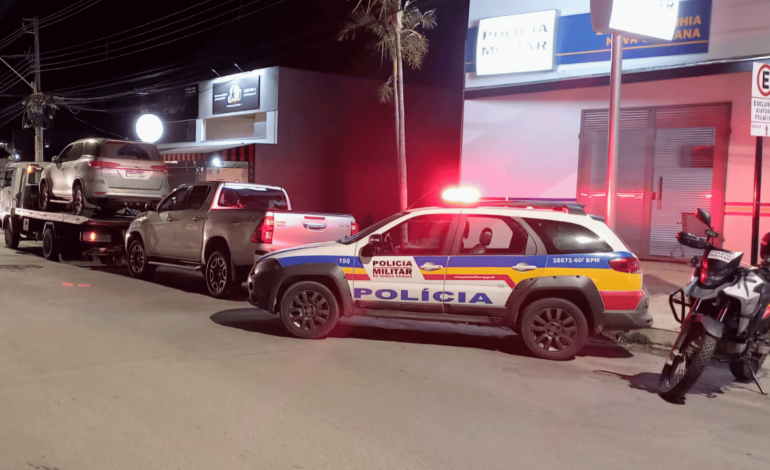 Hilux e SW4 roubadas são apreendidas em Nova Serrana