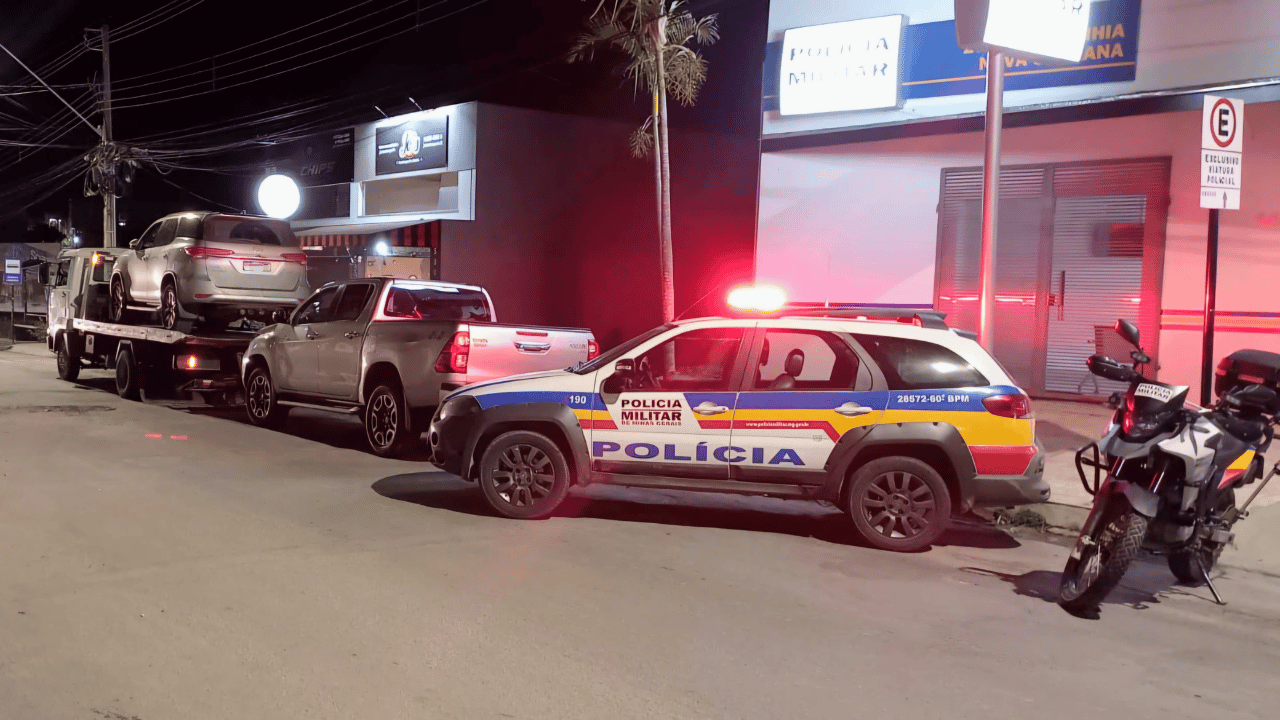 Hilux e SW4 roubadas são apreendidas em Nova Serrana