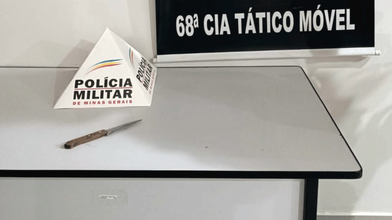 Jovem é morto a facadas em Nova Serrana; suspeito é preso com a arma do crime