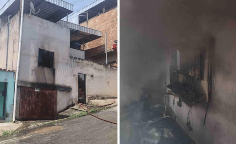 Casa de motorista que atropelou e matou criança na calçada é incendiada em Nova Serrana