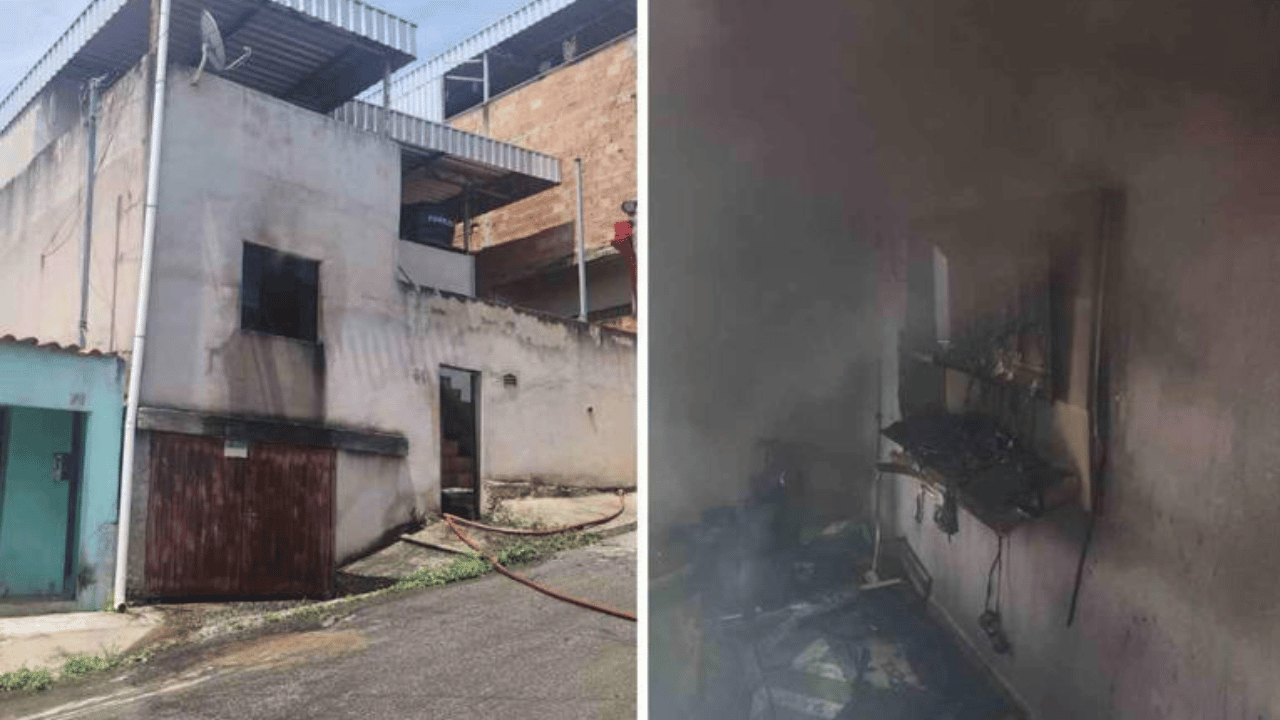 Casa de motorista que atropelou e matou criança na calçada é incendiada em Nova Serrana