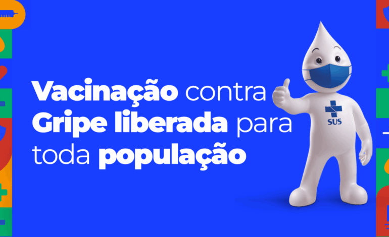 Vacinação contra a gripe é liberada para toda a população acima de 6 meses em Minas