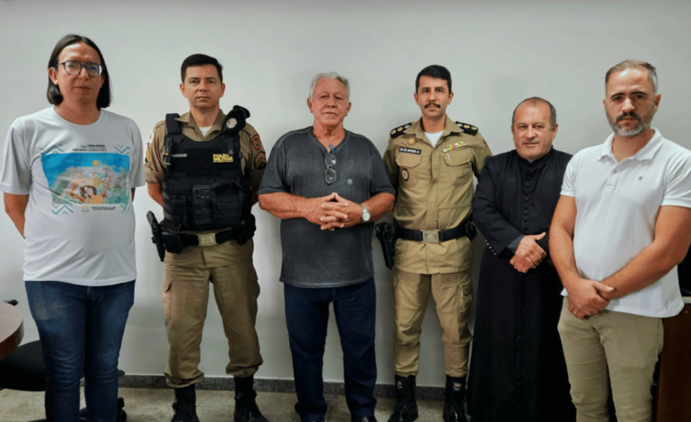 Polícia Militar e Prefeitura de Leandro Ferreira alinham estratégias para a segurança da Semana Santa 2025