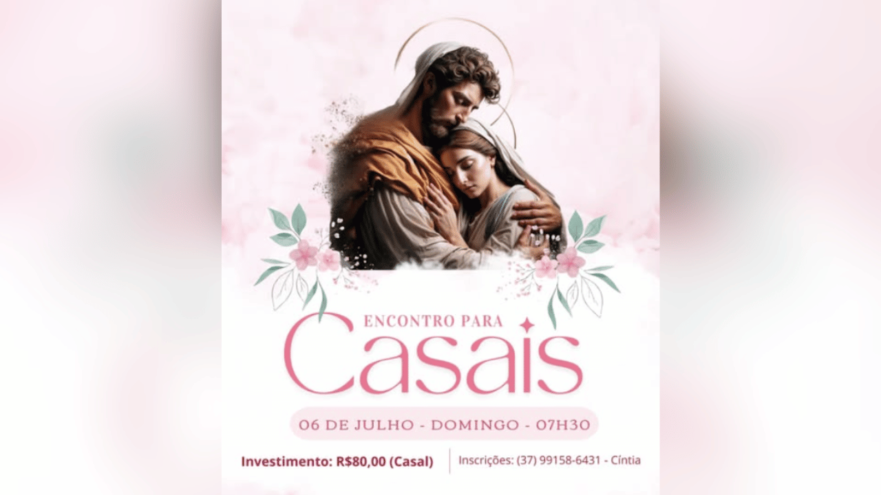 Comunidade Sacramento de Amor promove encontro para casais em Nova Serrana