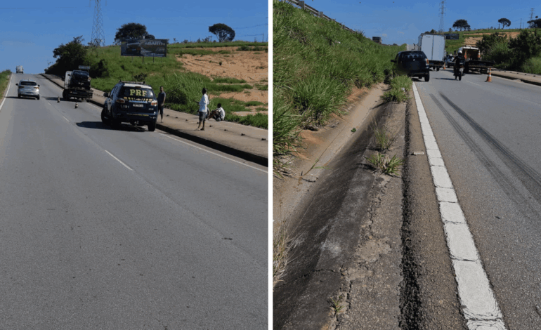 Dois acidentes são registrados na BR-262 em Nova Serrana; motociclistas ficam gravemente feridos