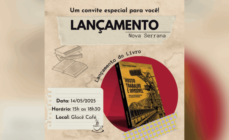 Com o título ‘Nosso Trabalho é Invisível’, autor de Nova Serrana, Thiago Mendes aborda a saúde mental no ambiente de trabalho em novo livro