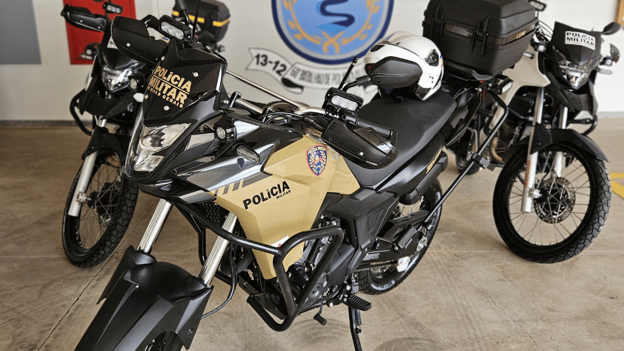 Polícia Militar recebe novas viaturas motocicletas para o policiamento