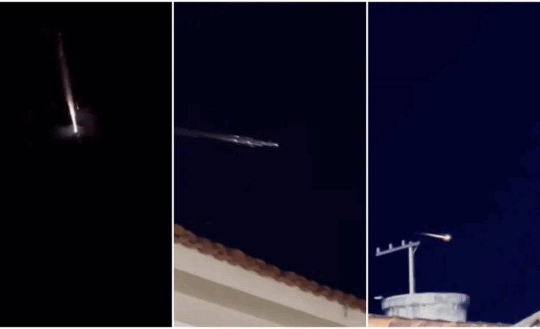 ‘Bola de fogo’ misteriosa cruza o céu de várias regiões de Minas Gerais