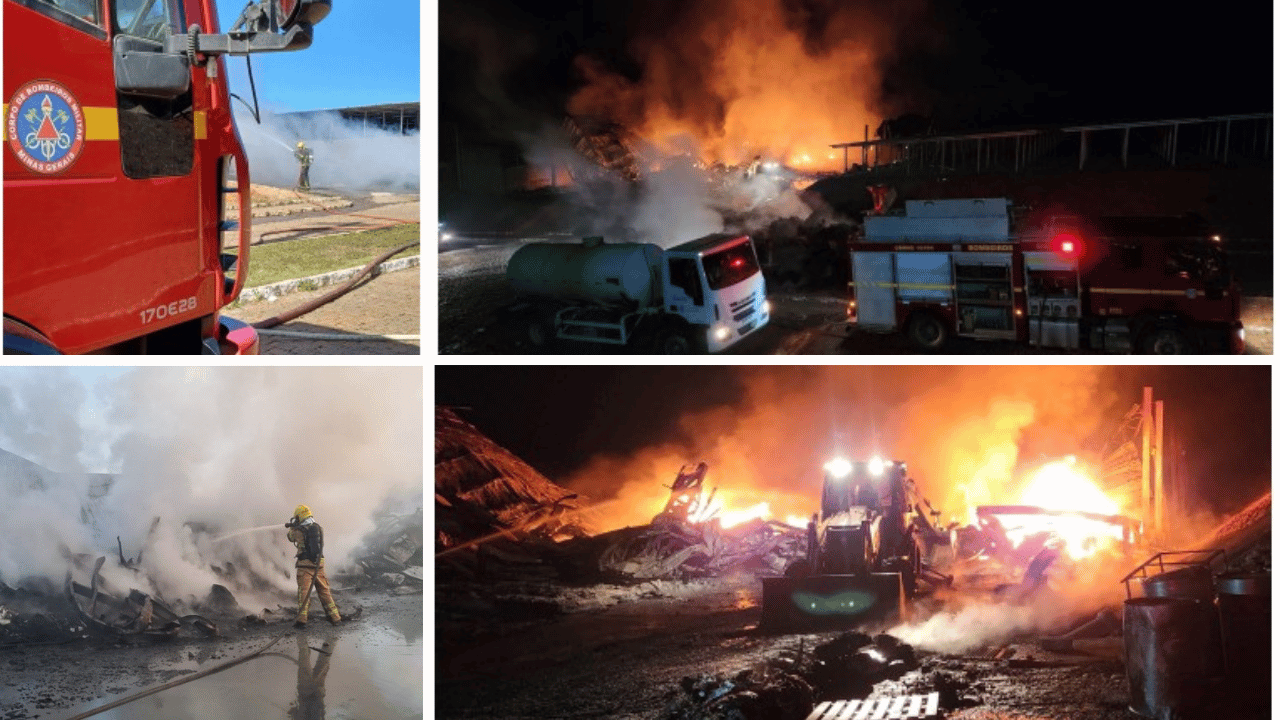 Incêndio atinge indústria de calçados em Itapecerica