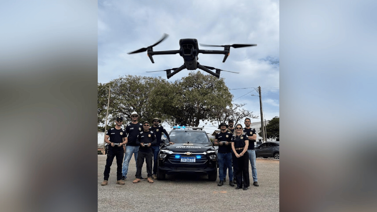Policiais civis participam de curso de pilotagem de drones em Bom Despacho