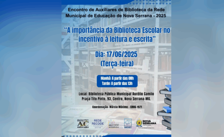Auxiliares de bibliotecas participam de encontro na Biblioteca Aurélio Camilo
