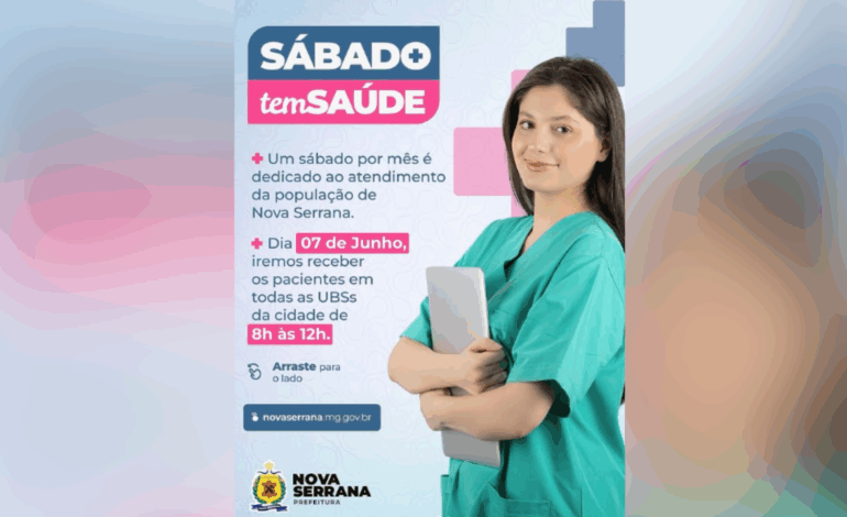 “Sábado Tem Saúde” acontece neste 7 de junho em Nova Serrana
