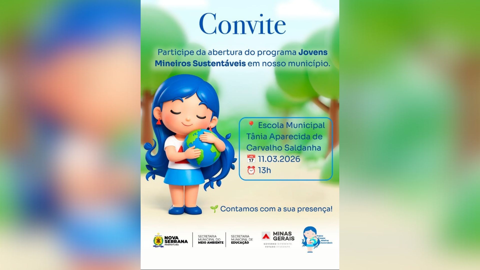 Nova Serrana recebe lançamento do programa Jovens Mineiros Sustentáveis