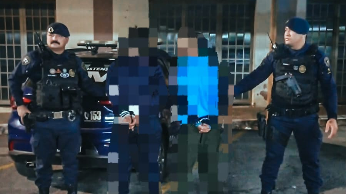 Guarda Municipal prende foragido da Justiça e detém mulher por resistência