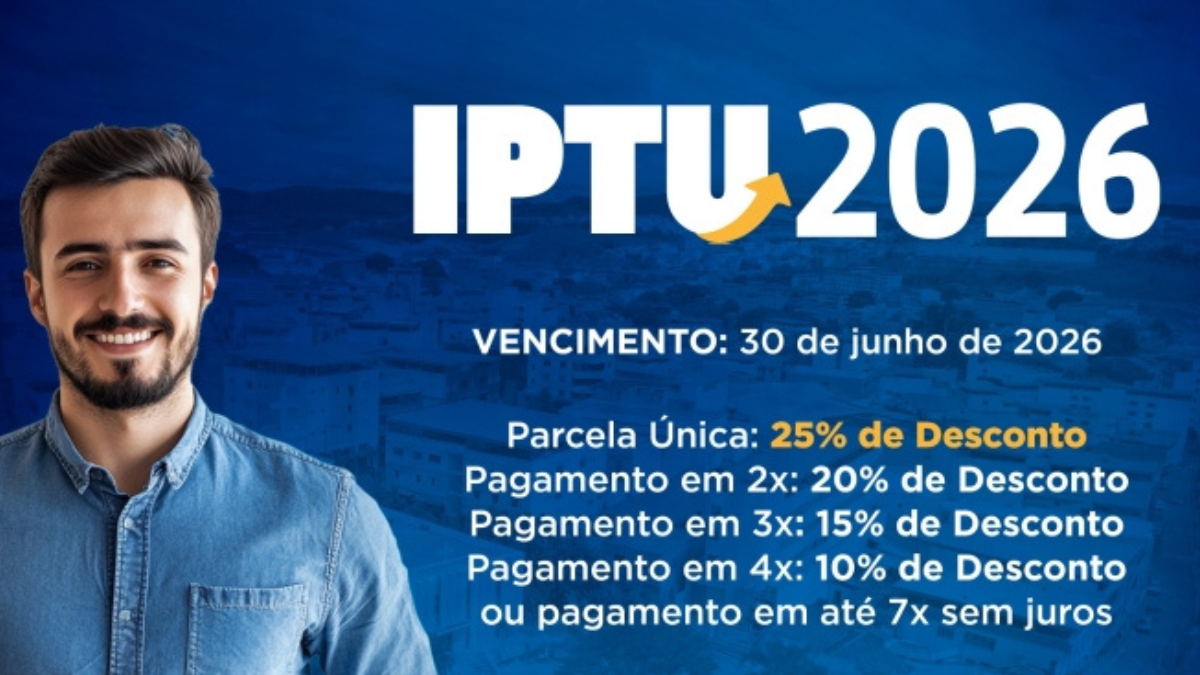Prefeitura de Nova Serrana inicia entrega de guias do IPTU 2026