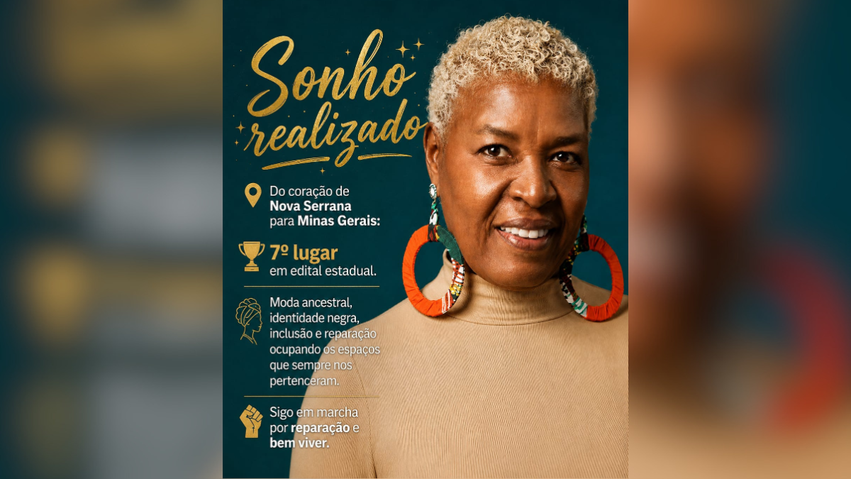 Projeto de ancestralidade aprovado com pontuação máxima leva Nova Serrana ao cenário da moda afro-brasileira