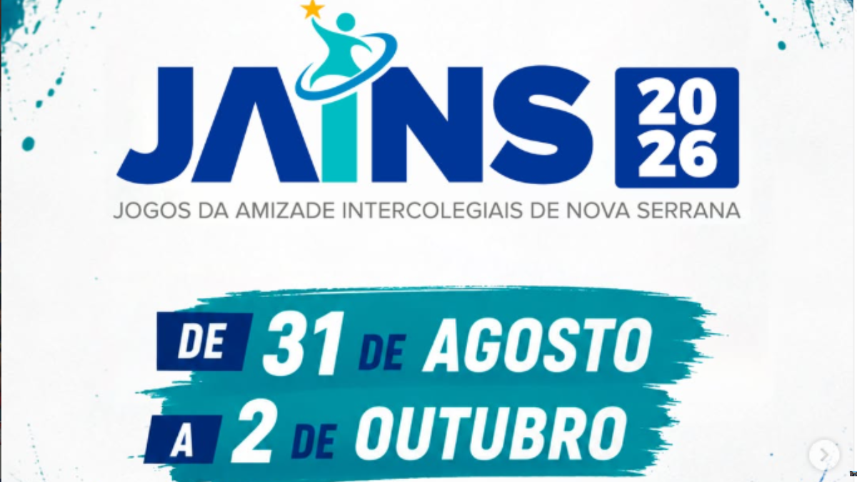 JAINS 2026 começa com futsal e vôlei de praia em Nova Serrana