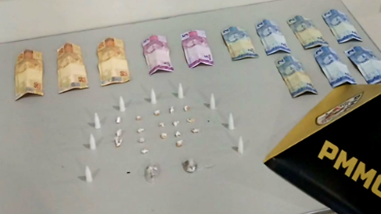 PM prende suspeito de tráfico após denúncia no Planalto, em Nova Serrana