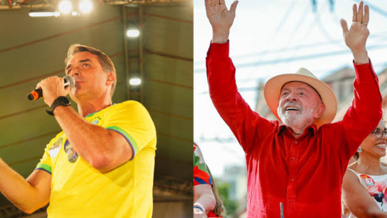 Quaest: Flávio Bolsonaro tem 45% e Lula, 44% das intenções de voto